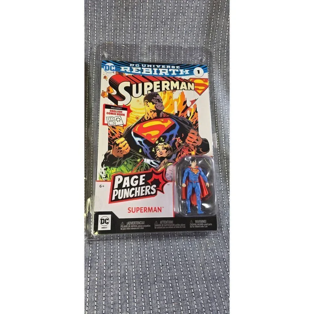 Aquaman Flashpoint and Superman Rebirth Page Punchers 3-Inch Figure & Comic